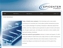 Tablet Screenshot of epicenterip.com